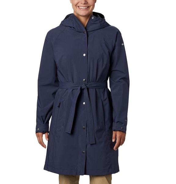 Columbia Here And There Rain Jacket Blue For Women's NZ3168 New Zealand